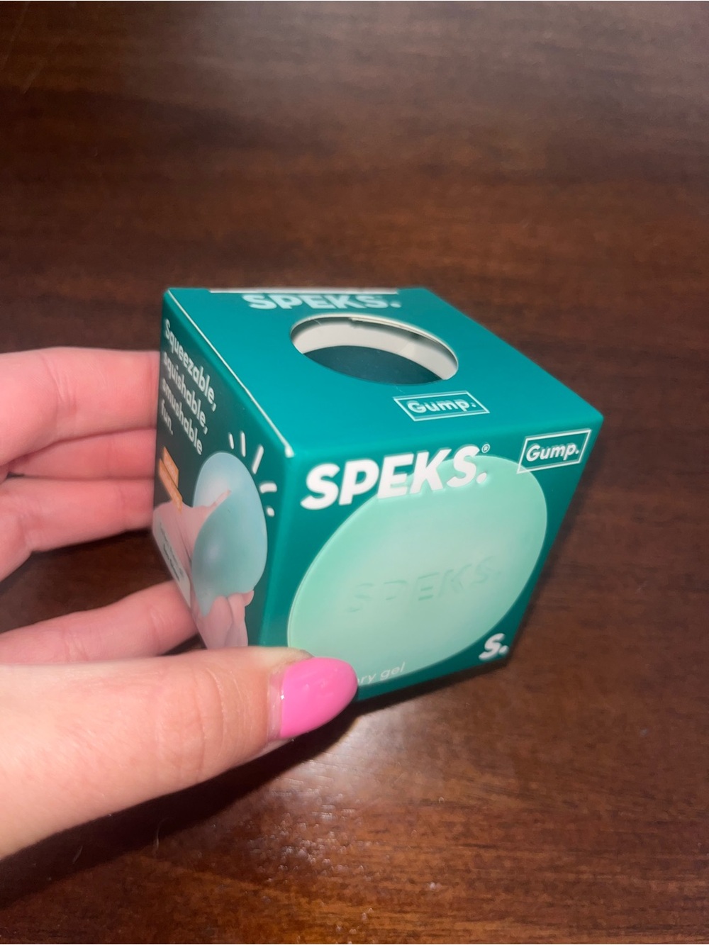 Teal Stress Ball Gel Sphere - Gump Speks